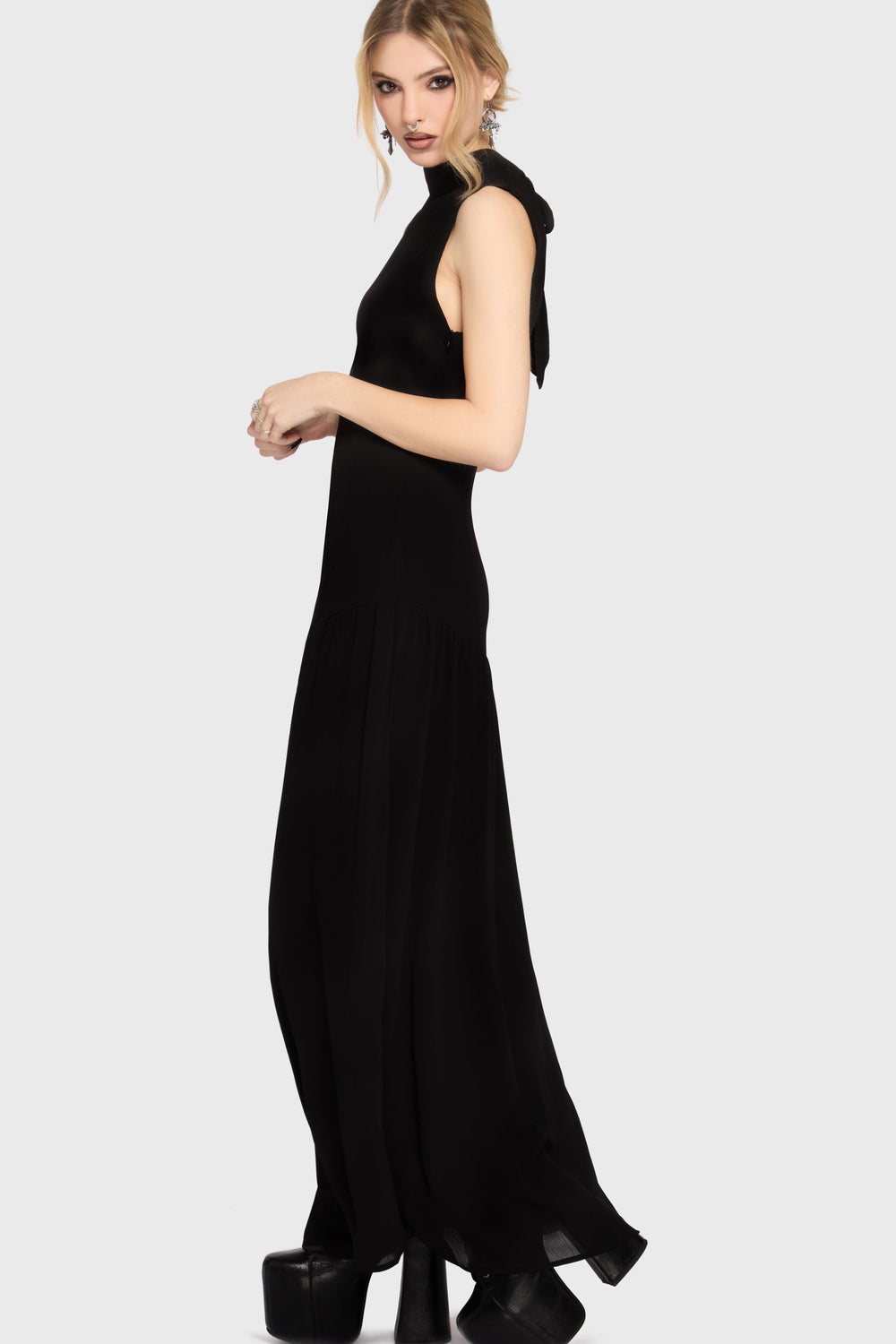 Fawnelle Sleeveless Maxi Dress Killstar / Womens