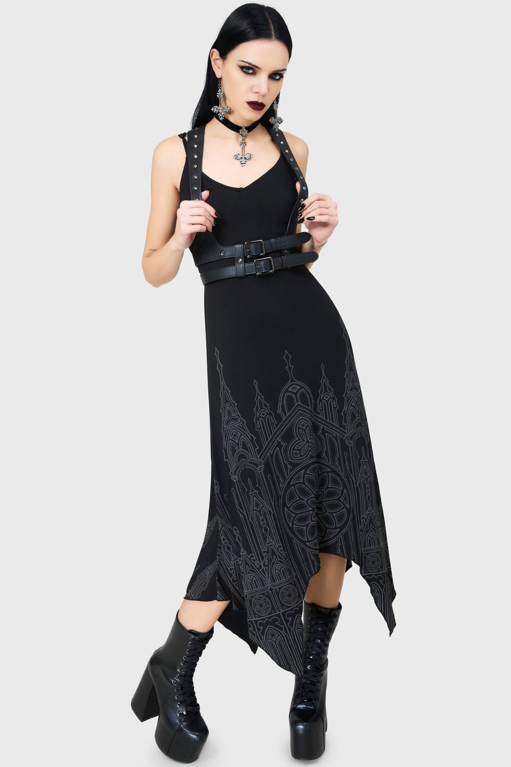 Unholy Oath Maxi Dress Killstar / Womens