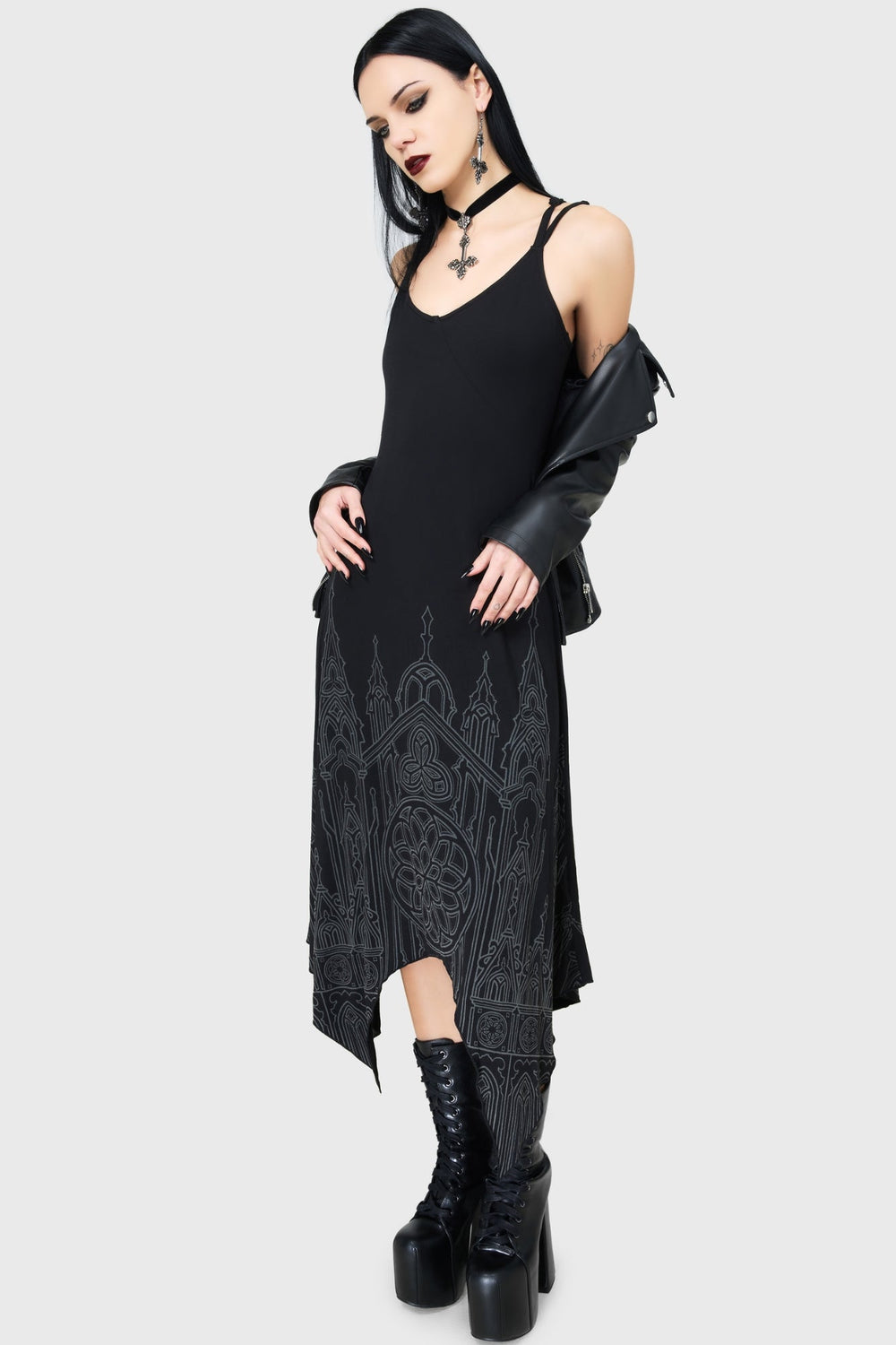 Unholy Oath Maxi Dress Killstar / Womens