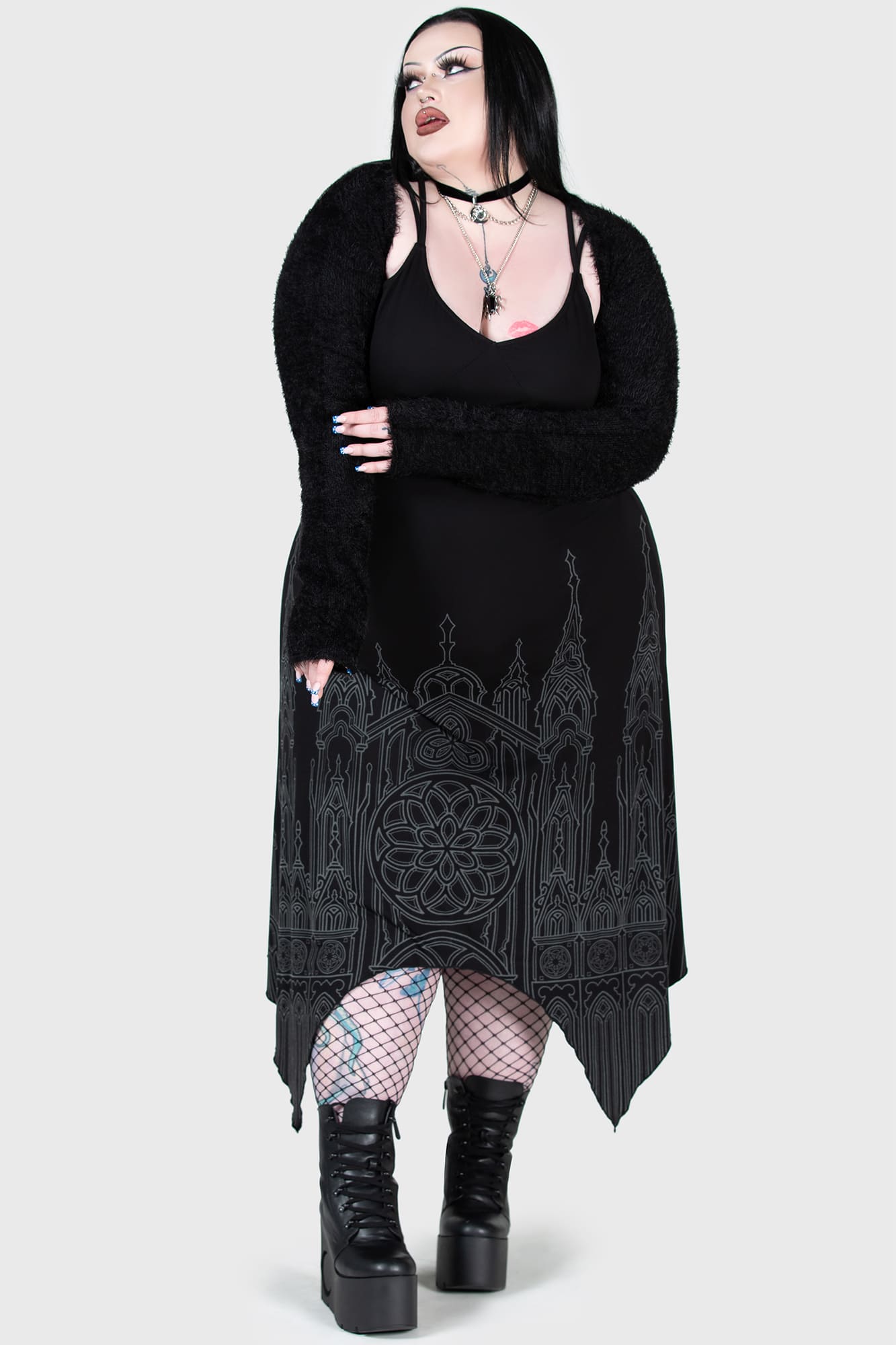 Unholy Oath Maxi Dress Killstar / Womens