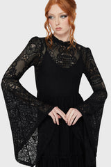 Hecate Lace Maxi Dress [B] Killstar / Womens