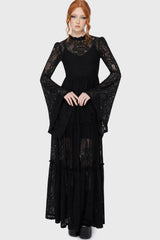 Hecate Lace Maxi Dress [B] Killstar / Womens