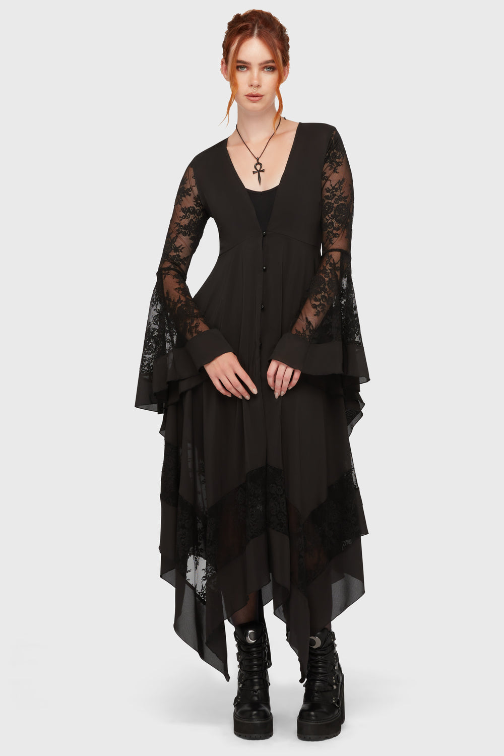 Misty Night Maxi Dress Killstar / Womens