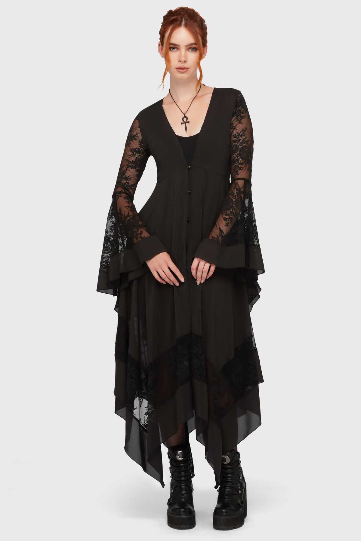Misty Night Maxi Dress Killstar / Womens