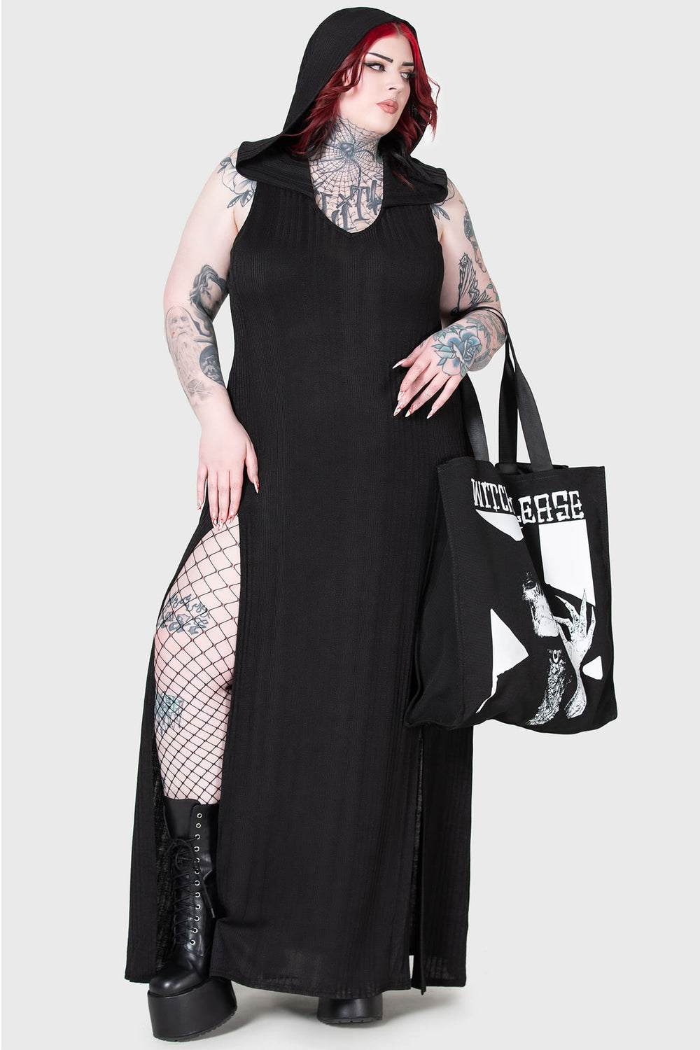 Hexin Hooded Dress Killstar / Womens