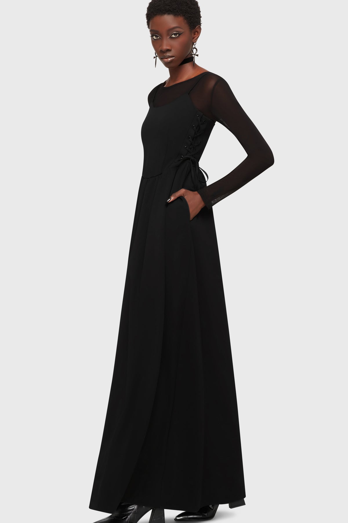 Kaia's Storm Maxi Dress Killstar / Womens