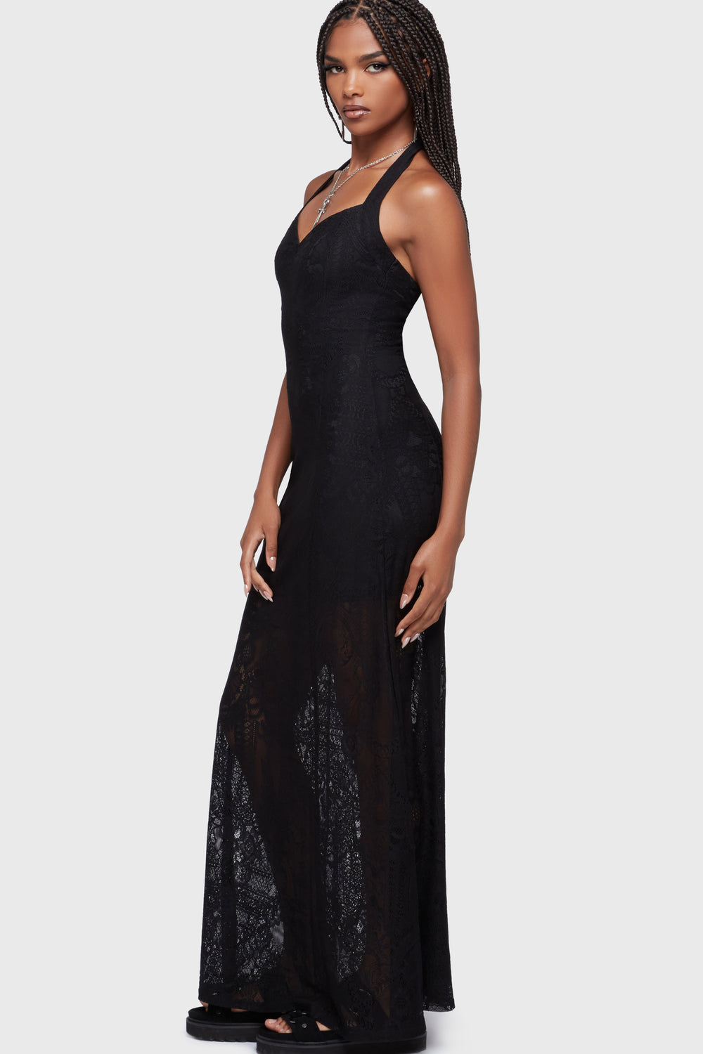 Lilith's Garden Maxi Dress [Black] Killstar / Womens