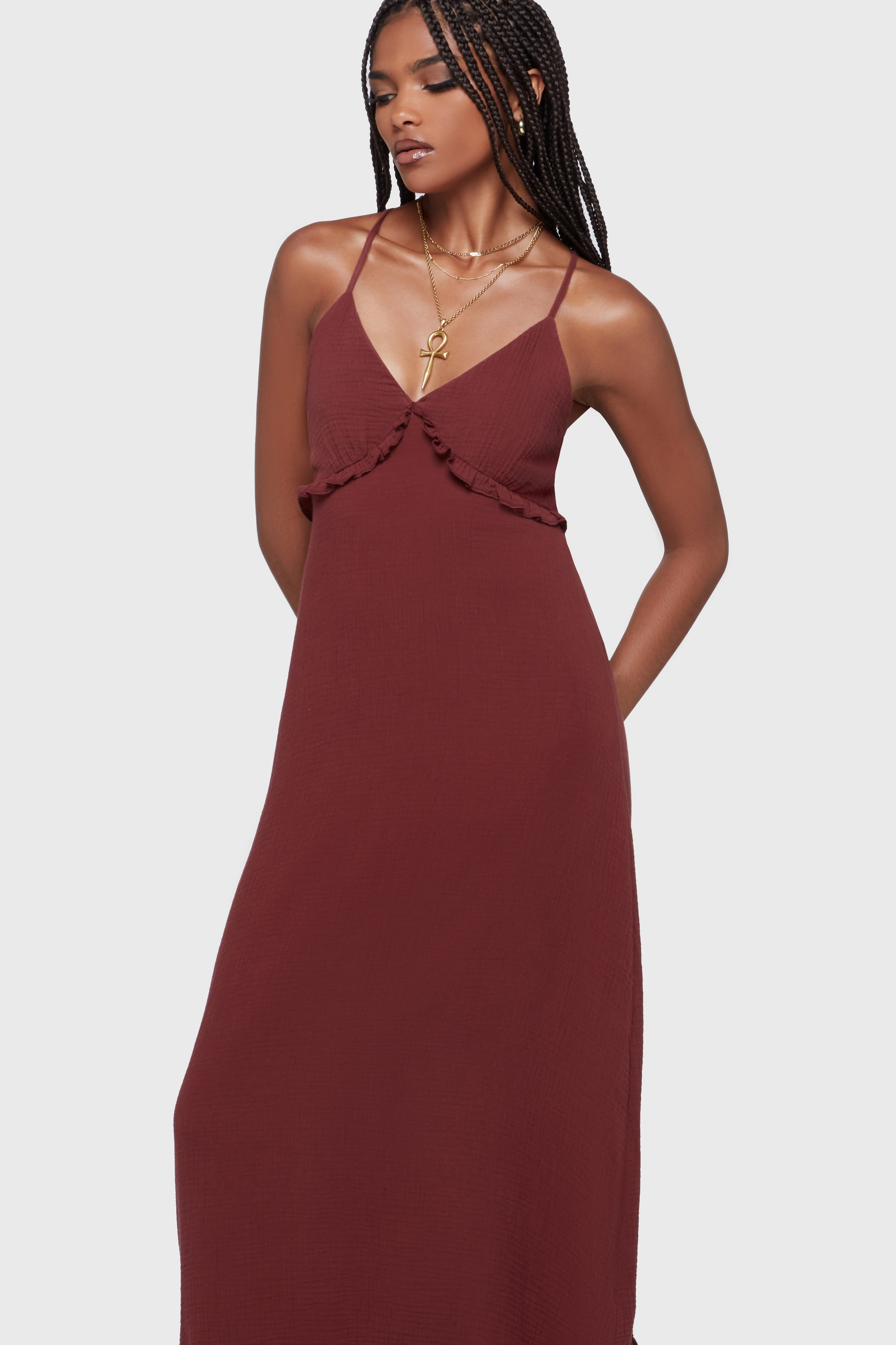 Wanderlusted Maxi Dress Killstar / Womens