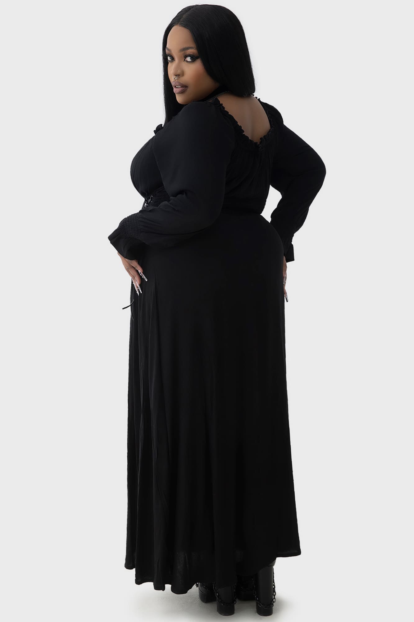 Jocasta Maxi Dress Killstar / Womens