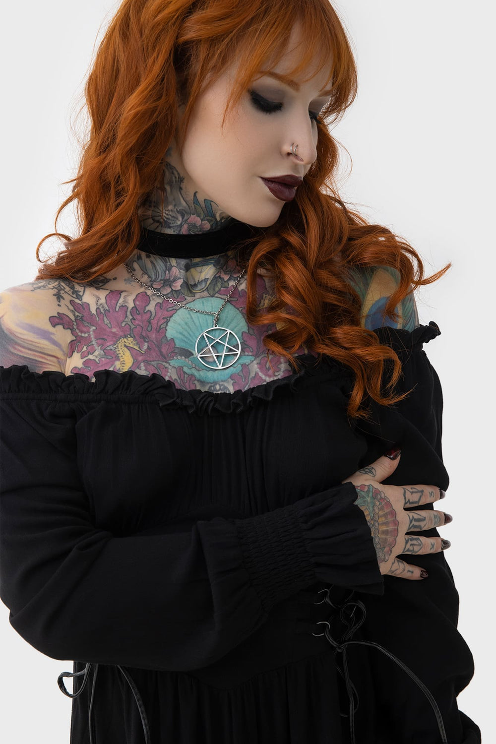 Jocasta Maxi Dress Killstar / Womens