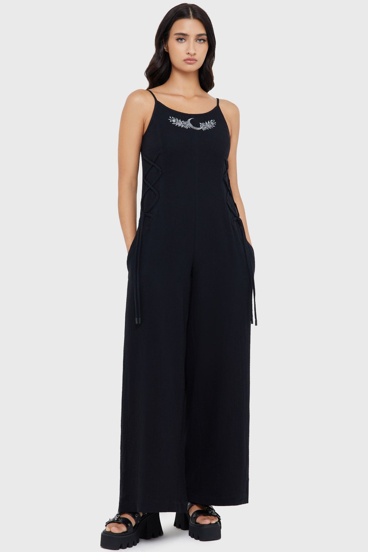 Moonlight Fang Dungarees Killstar / Womens