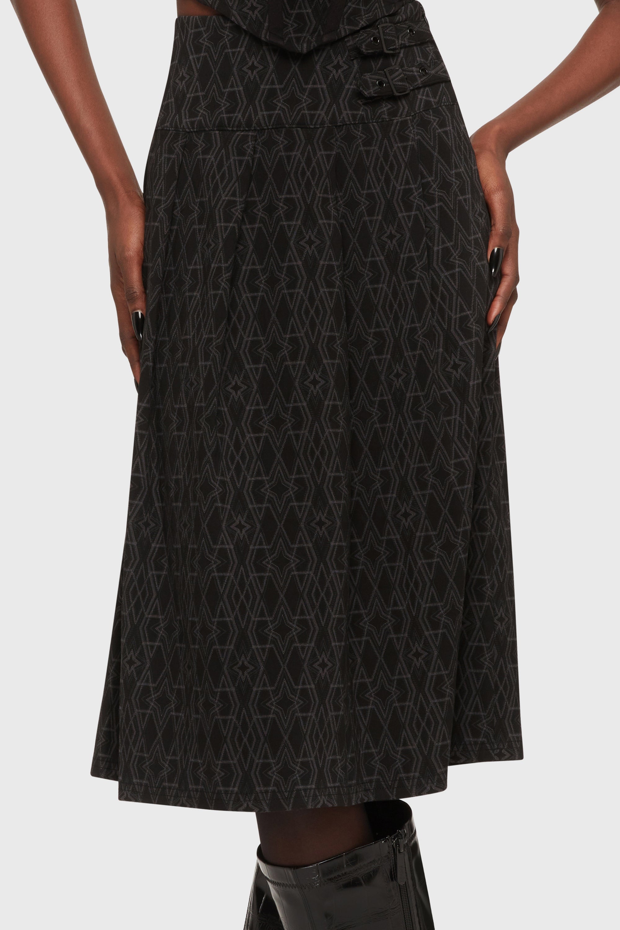 Morrisa Midi Skirt Killstar / Womens