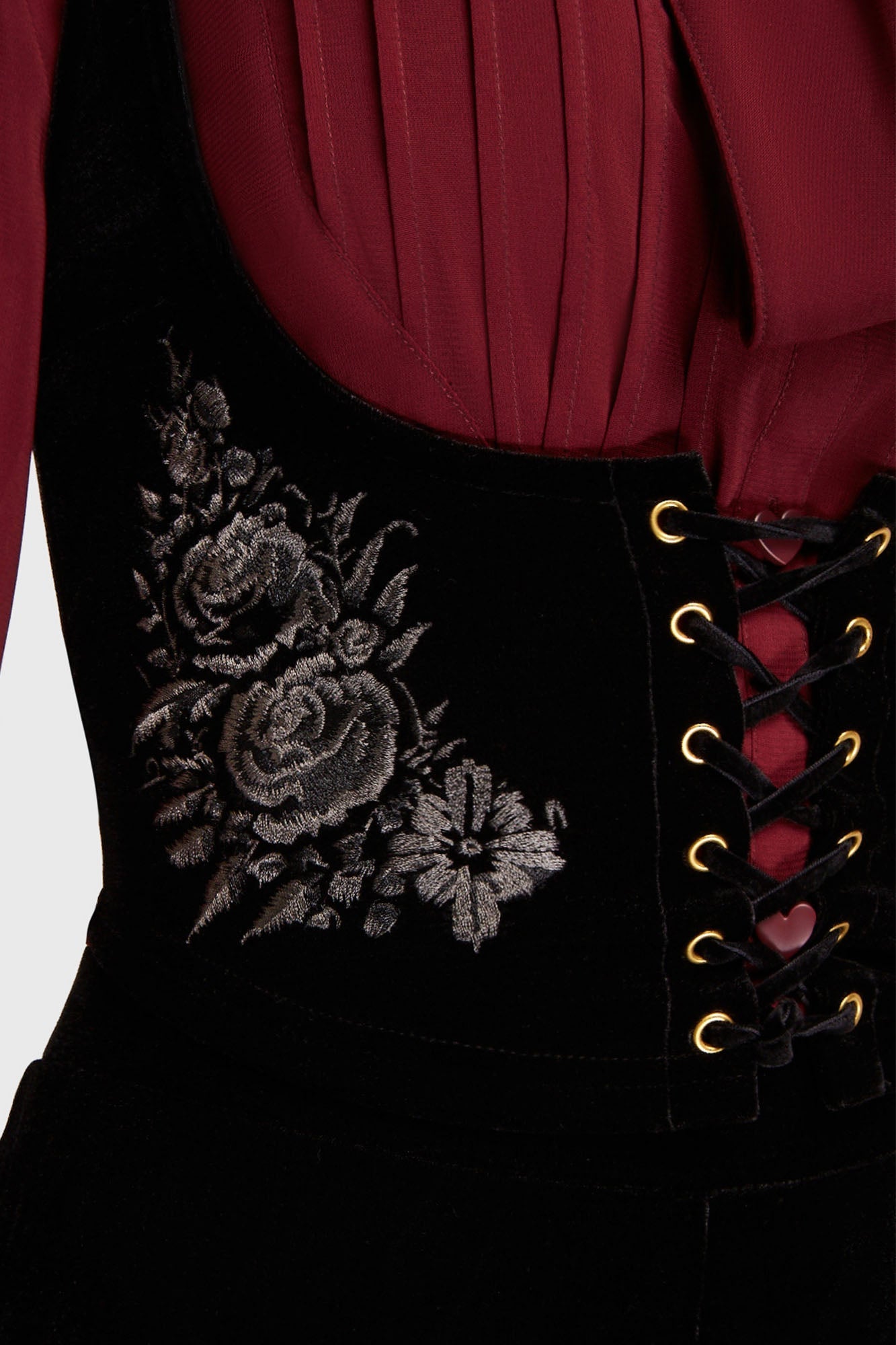 A Devil's Rose Underbust Corset [Black] Killstar / Womens