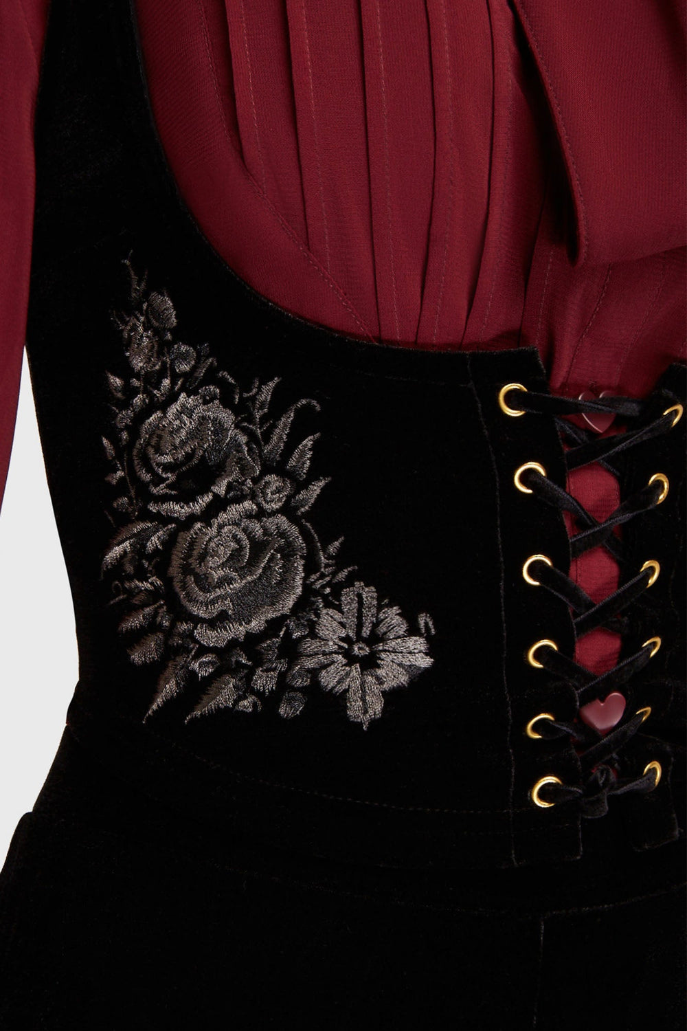 A Devil's Rose Underbust Corset [Black] Killstar / Womens