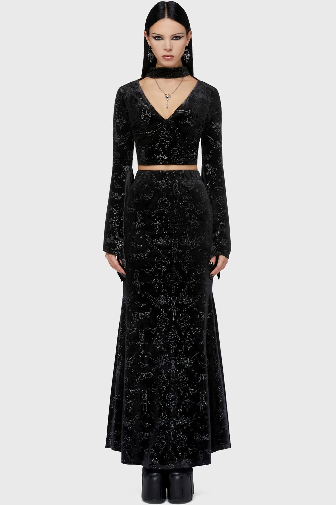 Yours Cruelly Maxi Skirt Killstar / Womens