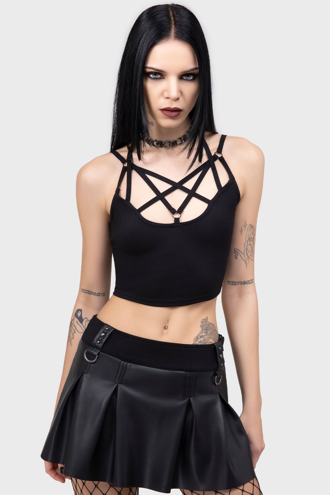 Magica Crop Top Killstar / Womens