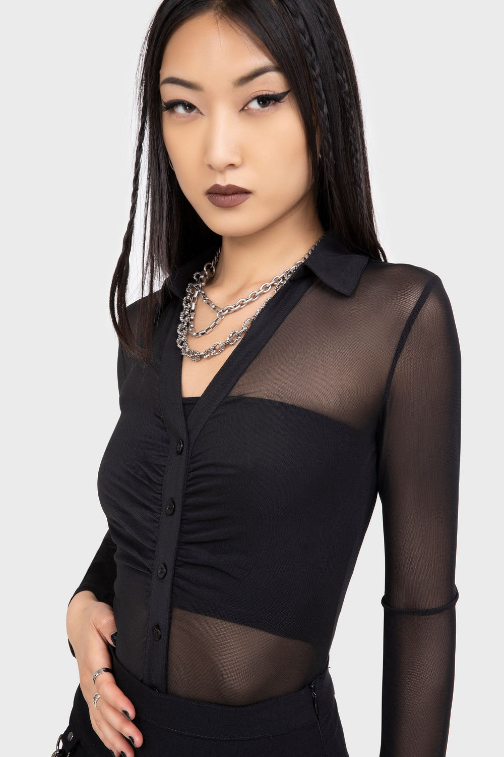 After The After Mesh Shirt Killstar / Womens