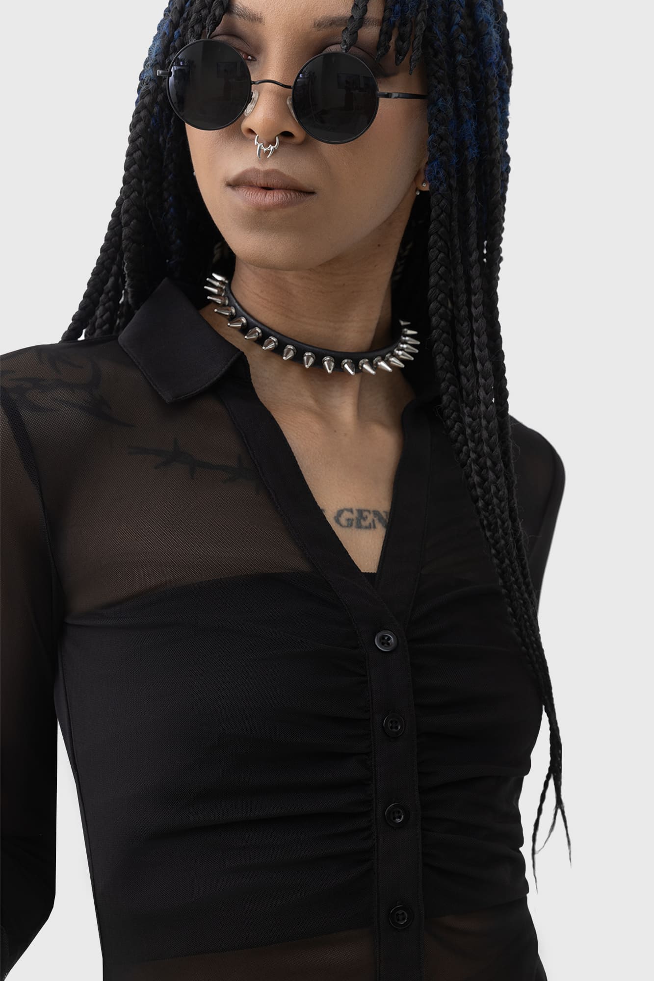 After The After Mesh Shirt Killstar / Womens
