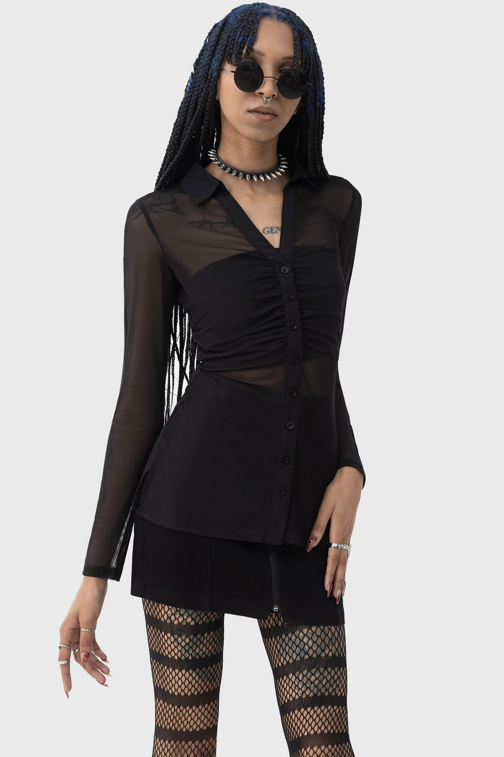 After The After Mesh Shirt Killstar / Womens