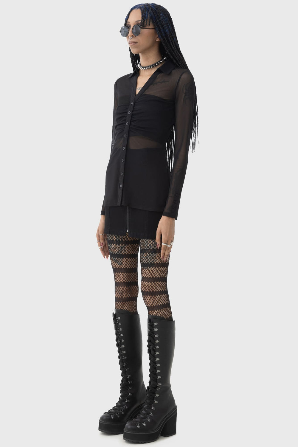 After The After Mesh Shirt Killstar / Womens