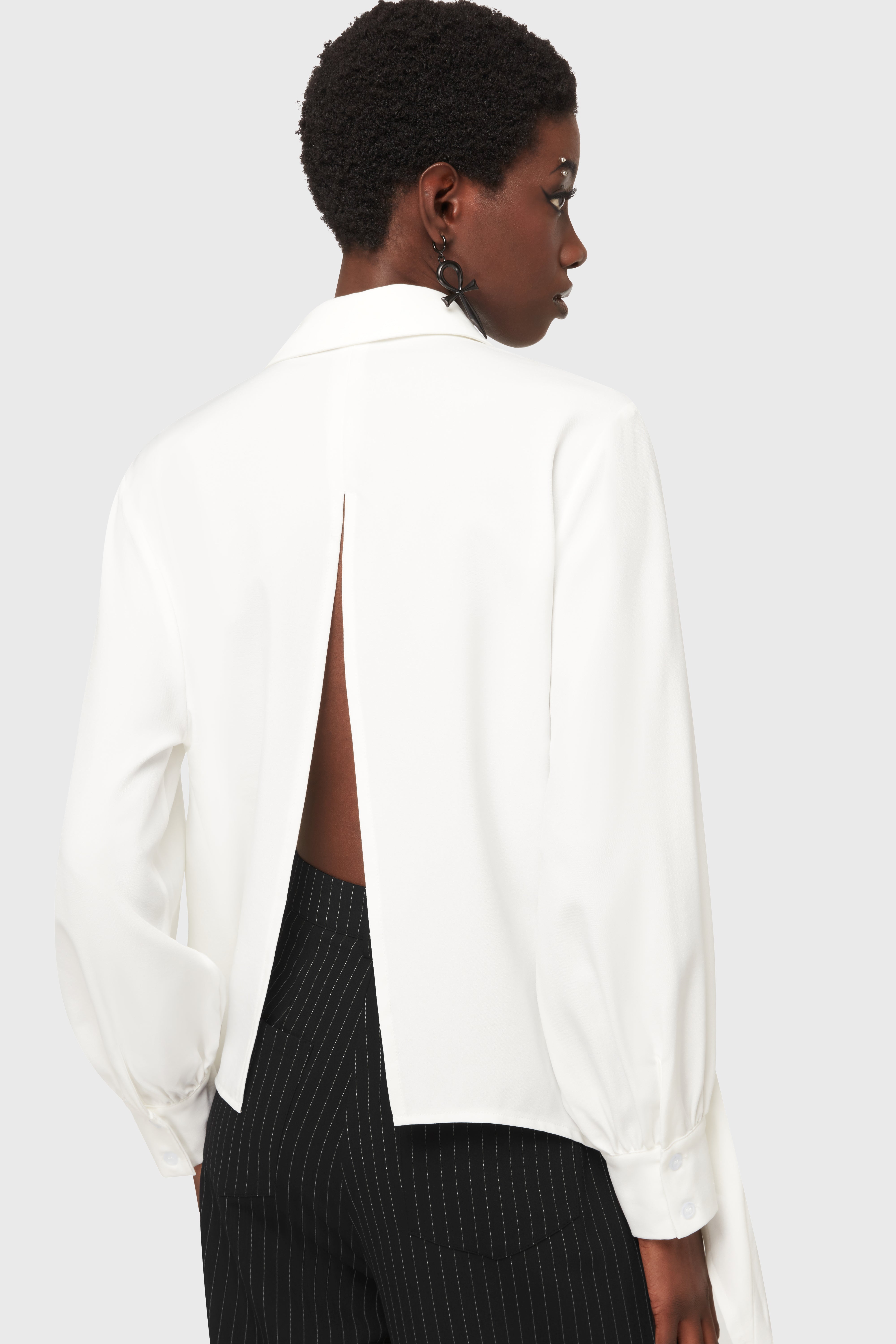 Eriska Shirt [White] Killstar / Womens