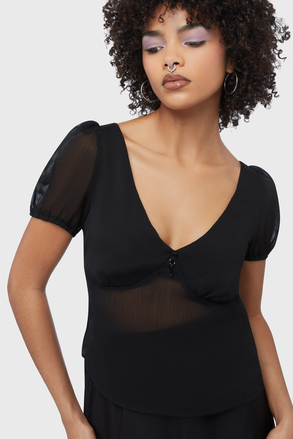 Fawnlight Top [Black] Killstar / Womens