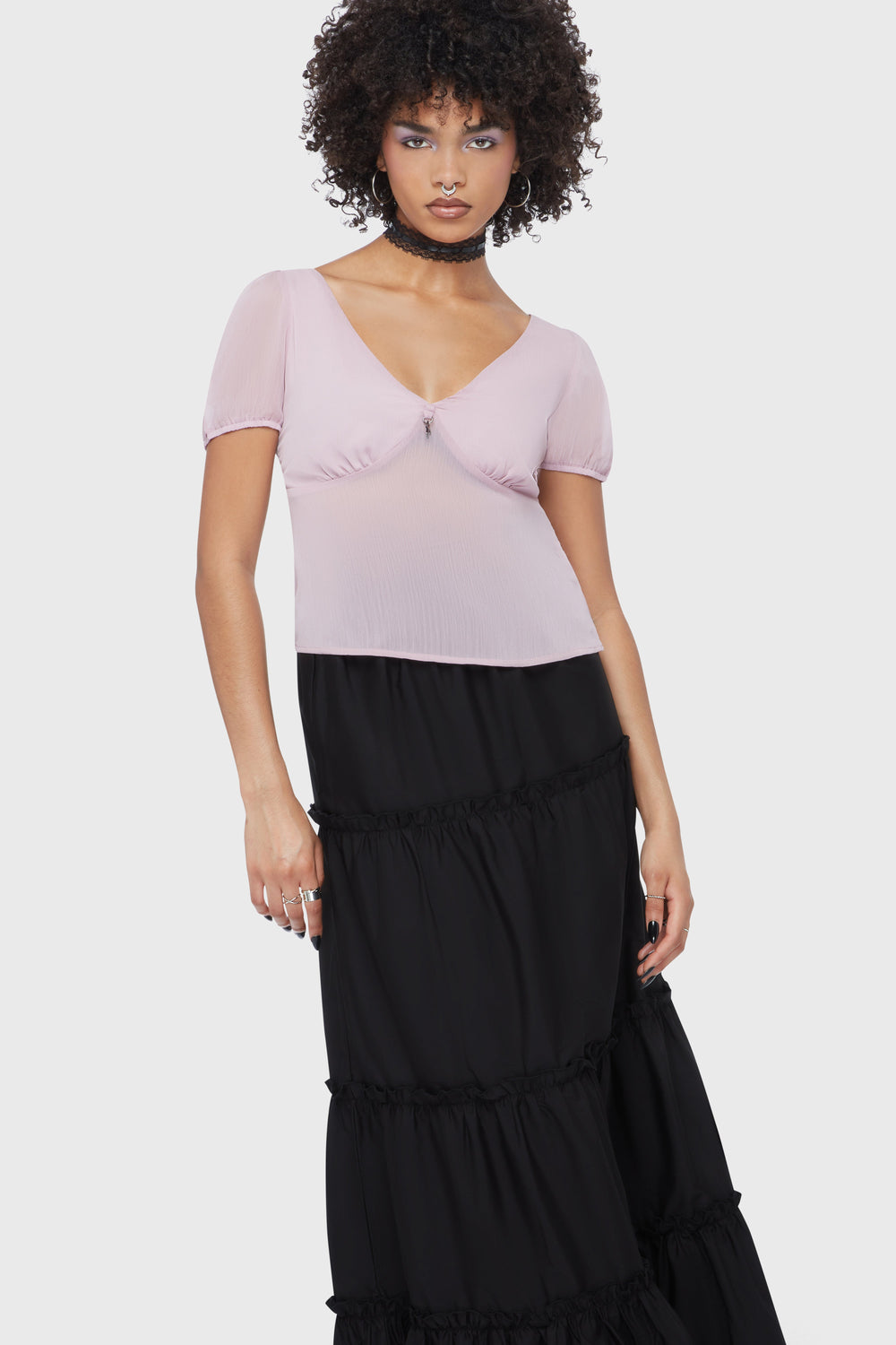 Fawnlight Top [Blush] Killstar / Womens