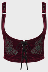 A Devil's Rose Underbust Corset Top Killstar / Womens