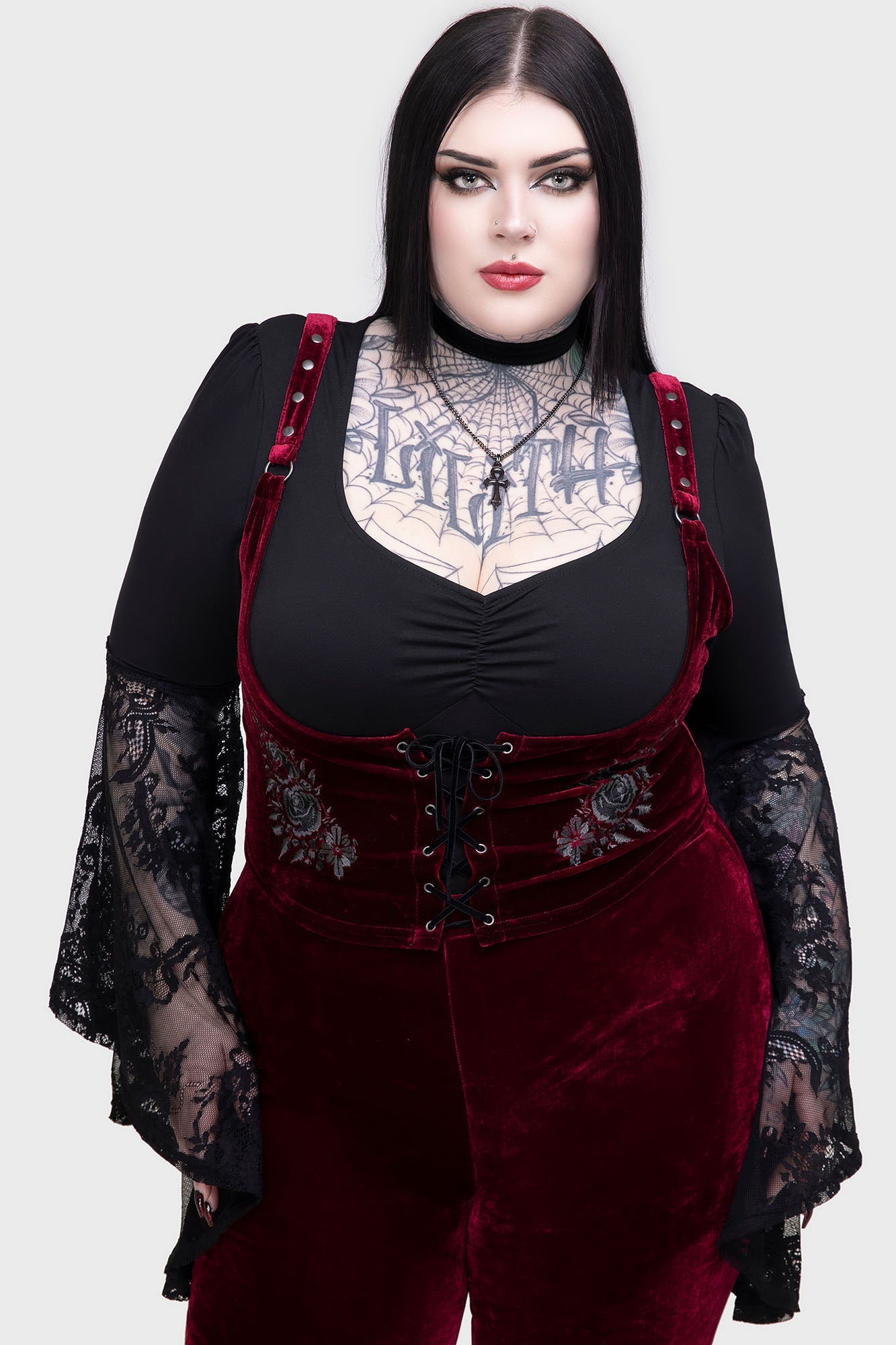 A Devil's Rose Underbust Corset Top Killstar / Womens