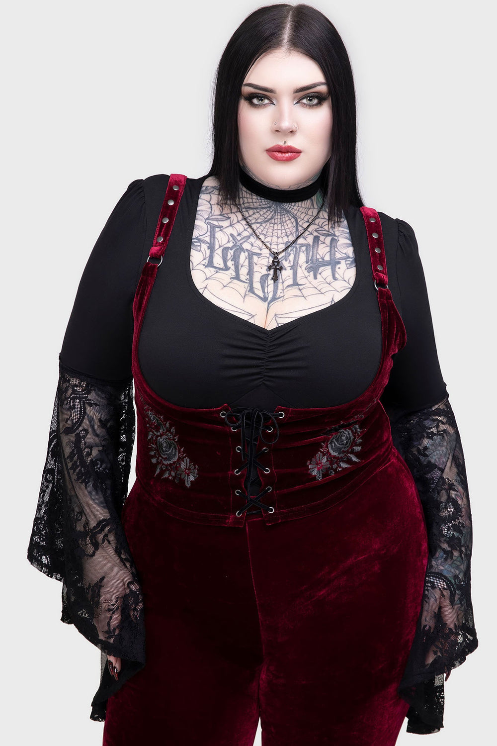 A Devil's Rose Underbust Corset Top Killstar / Womens