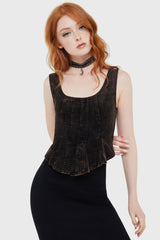 Dreadmire Corset Top Killstar / Womens