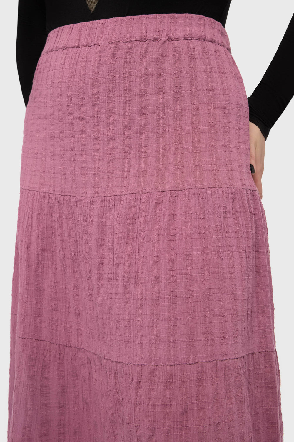 Gaia Adorned Textured Maxi Skirt Killstar / Womens