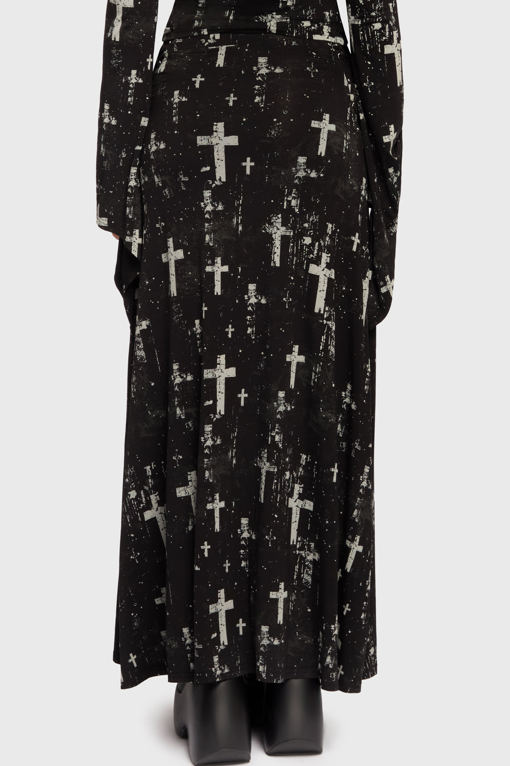 Tenebris Chapel Maxi Skirt Killstar / Womens