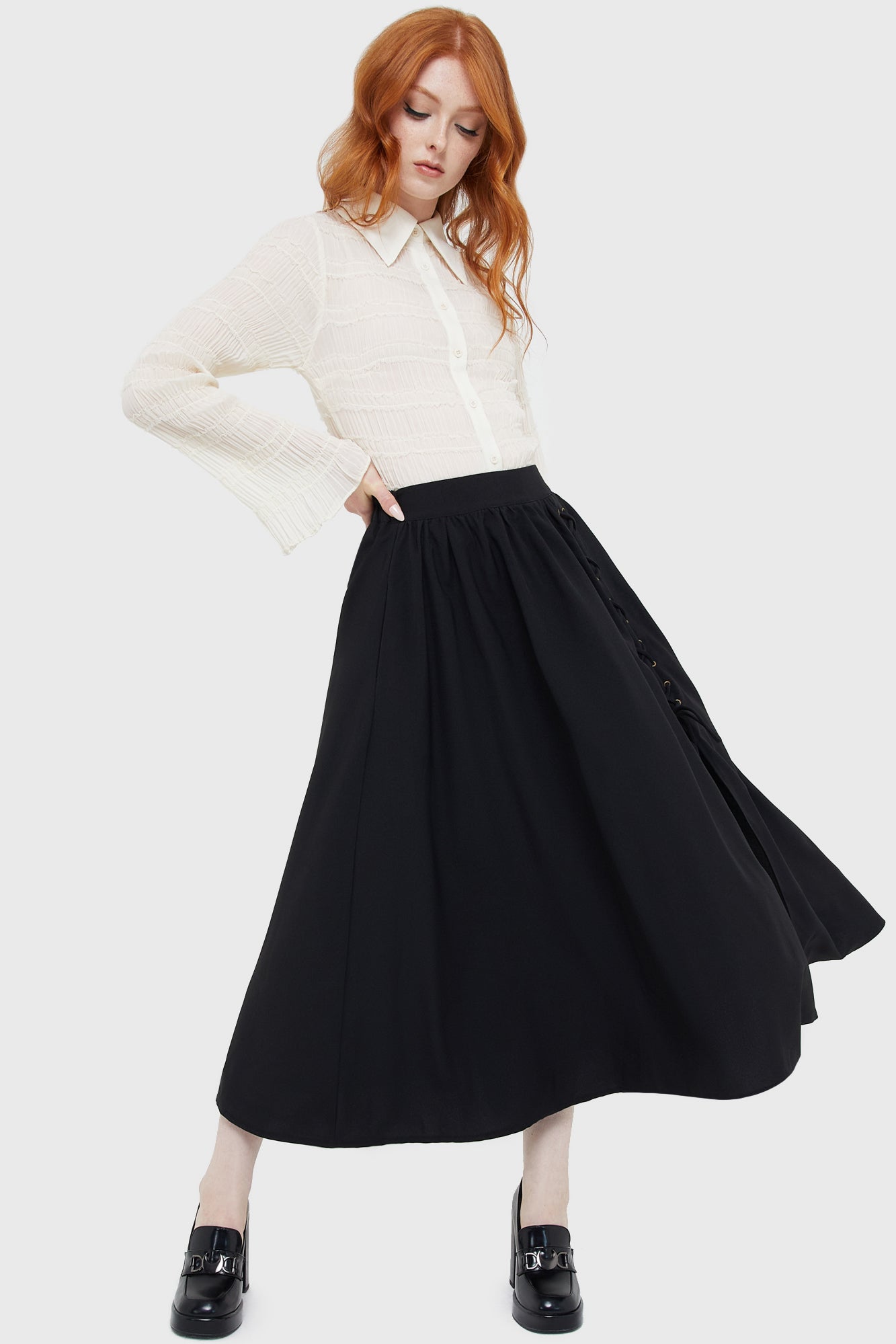 Haven Hollow Skirt [BLACK] Killstar / Womens