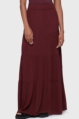 Thursday's Woe Maxi Skirt [Burgundy] Killstar / Womens