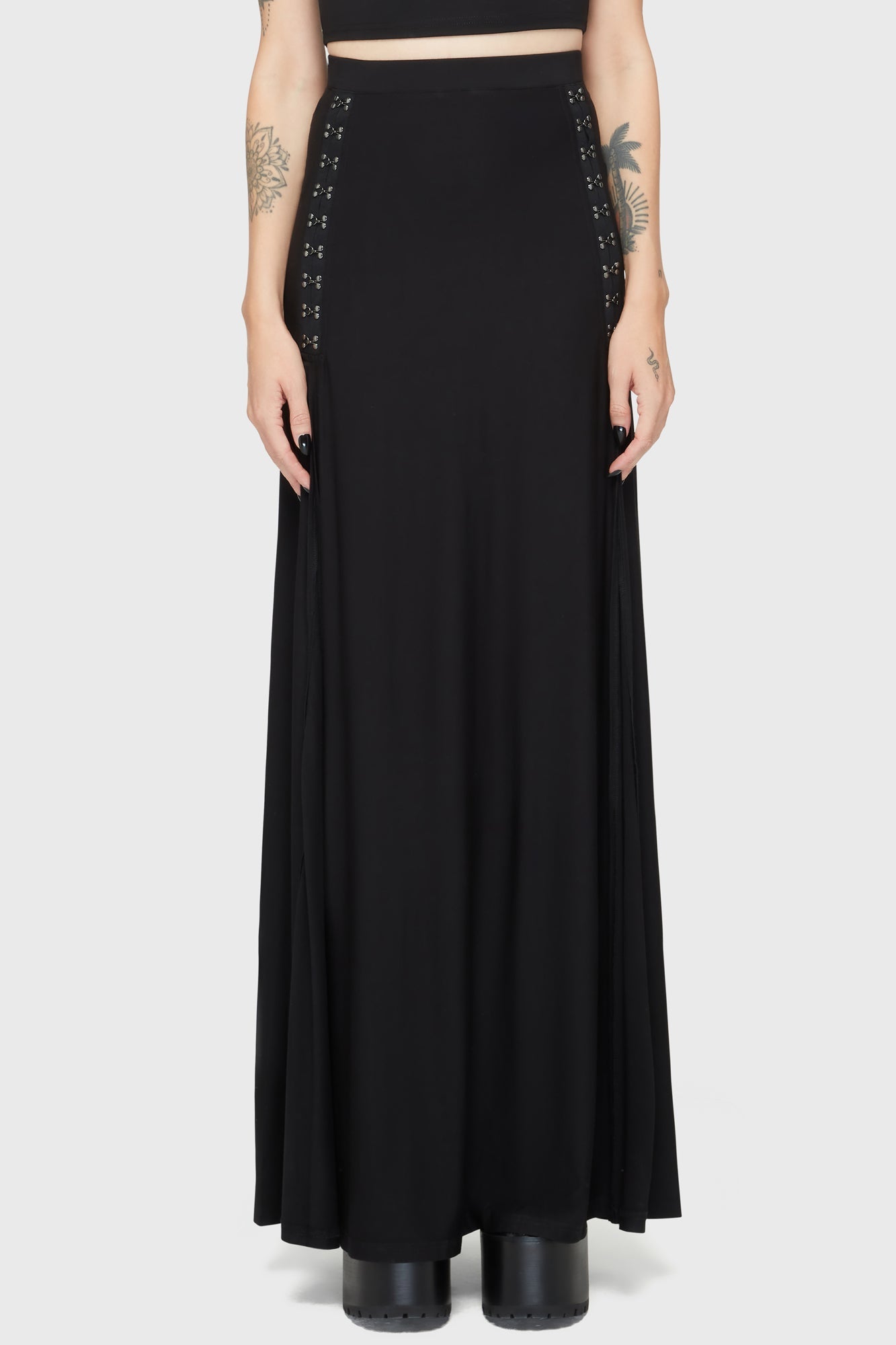 Snarl Maxi Skirt Killstar / Womens