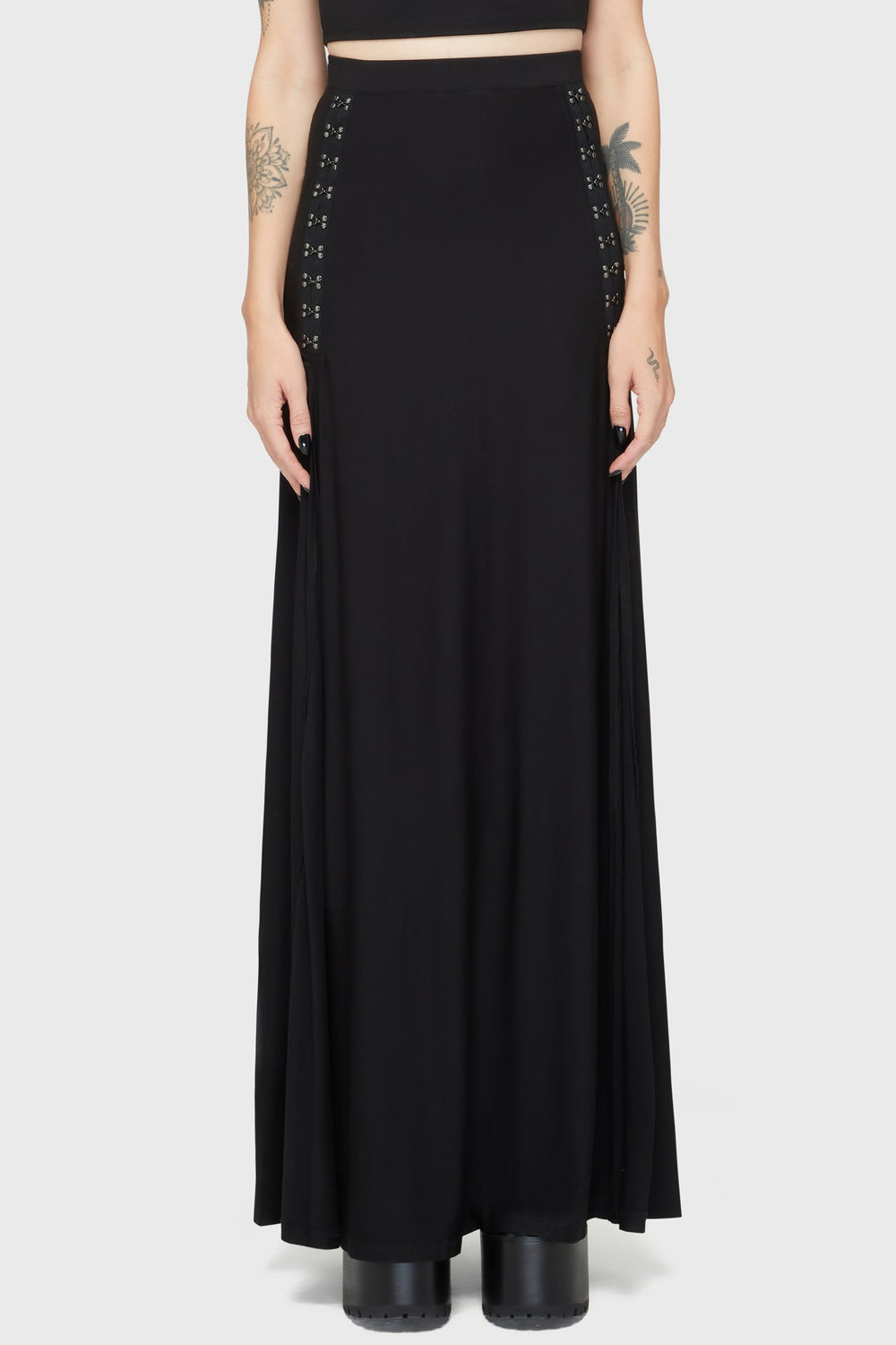 Snarl Maxi Skirt Killstar / Womens