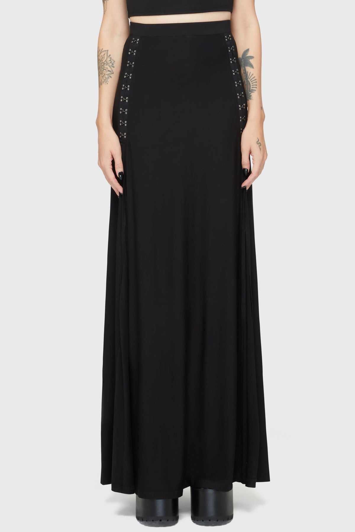 Snarl Maxi Skirt Killstar / Womens