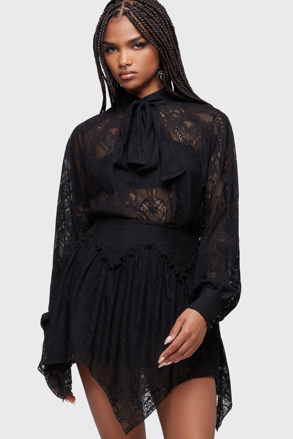 Wicked Waltz Mini Skirt Killstar / Womens