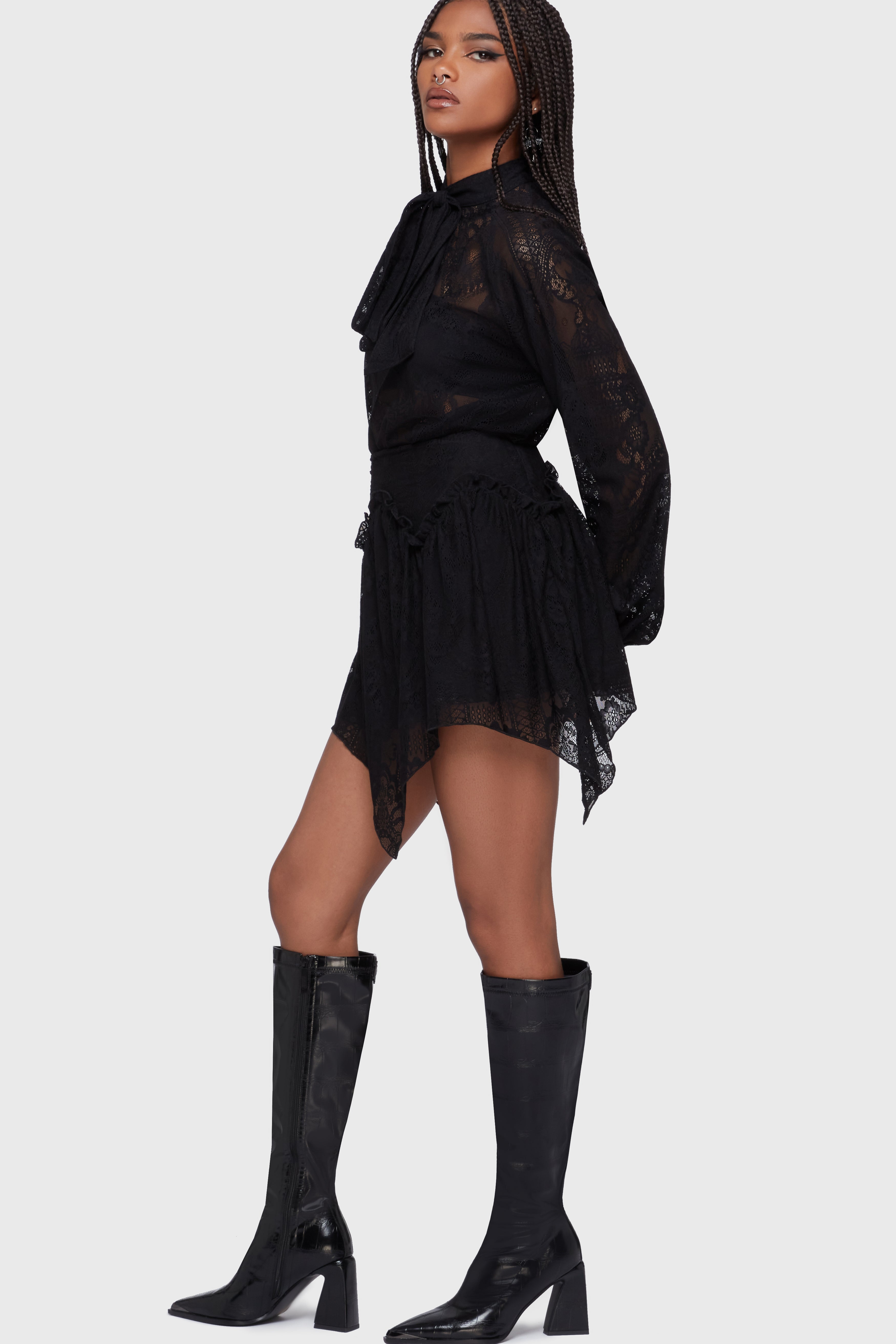 Wicked Waltz Mini Skirt Killstar / Womens