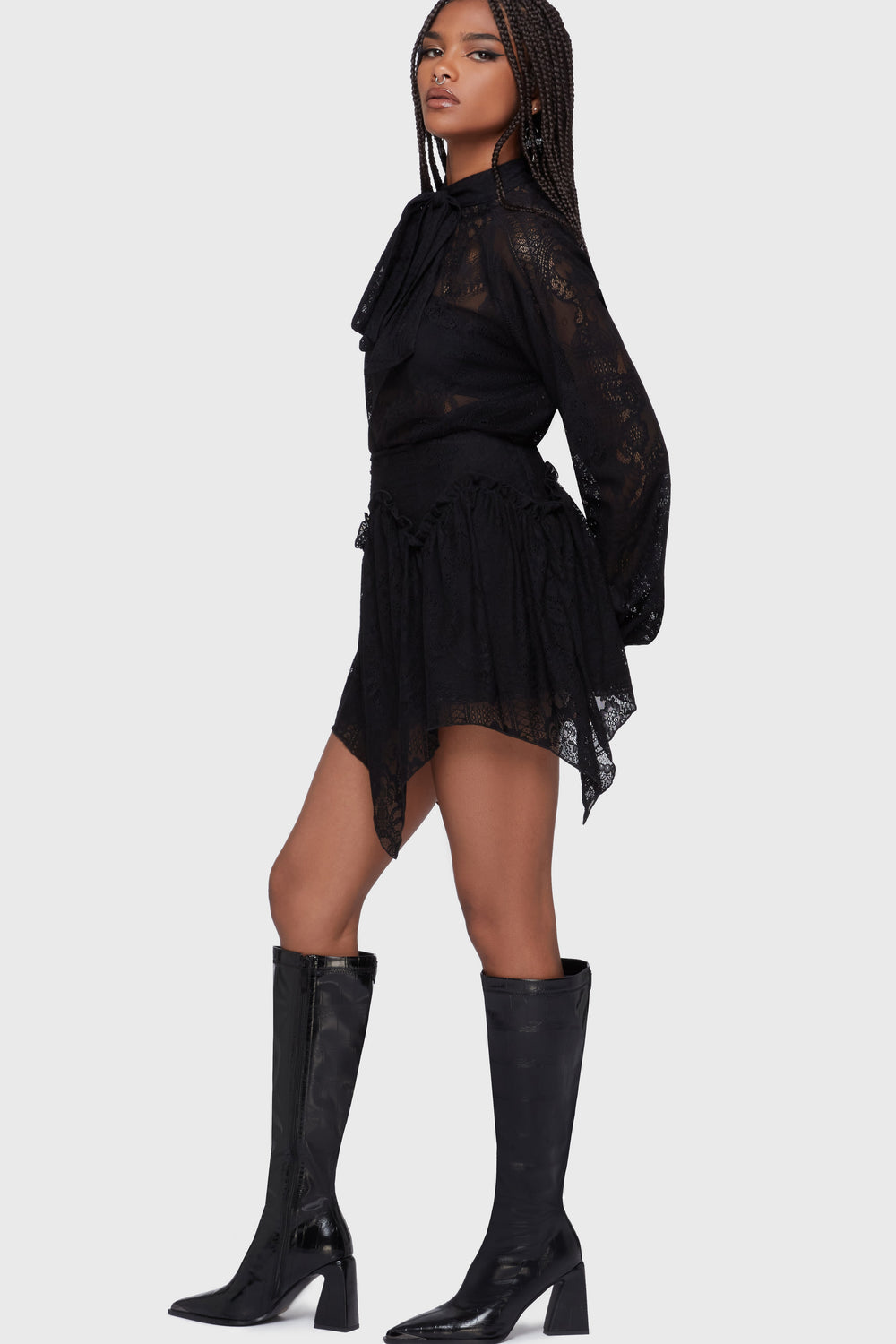 Wicked Waltz Mini Skirt Killstar / Womens