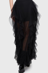 Ghost Grove Maxi Skirt Killstar / Womens