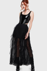 Ghost Grove Maxi Skirt Killstar / Womens