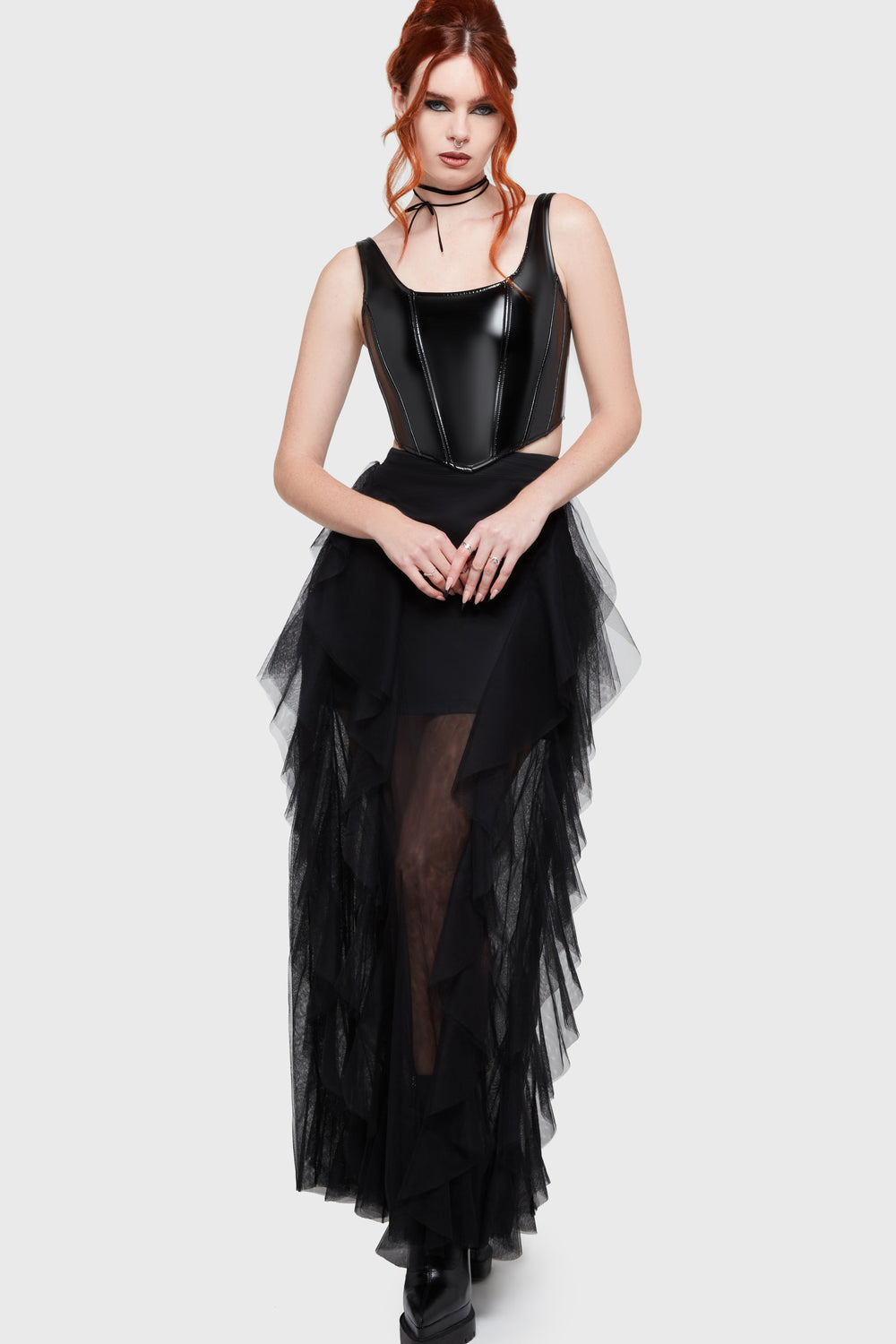 Ghost Grove Maxi Skirt Killstar / Womens