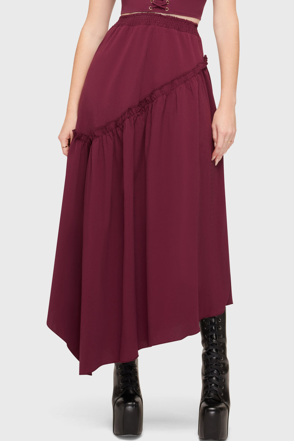 Wild Petal Maxi Skirt Killstar / Womens