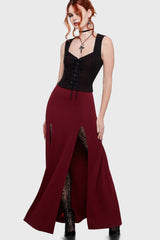 Crimson Bite Maxi Skirt Killstar / Womens