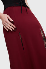 Crimson Bite Maxi Skirt Killstar / Womens
