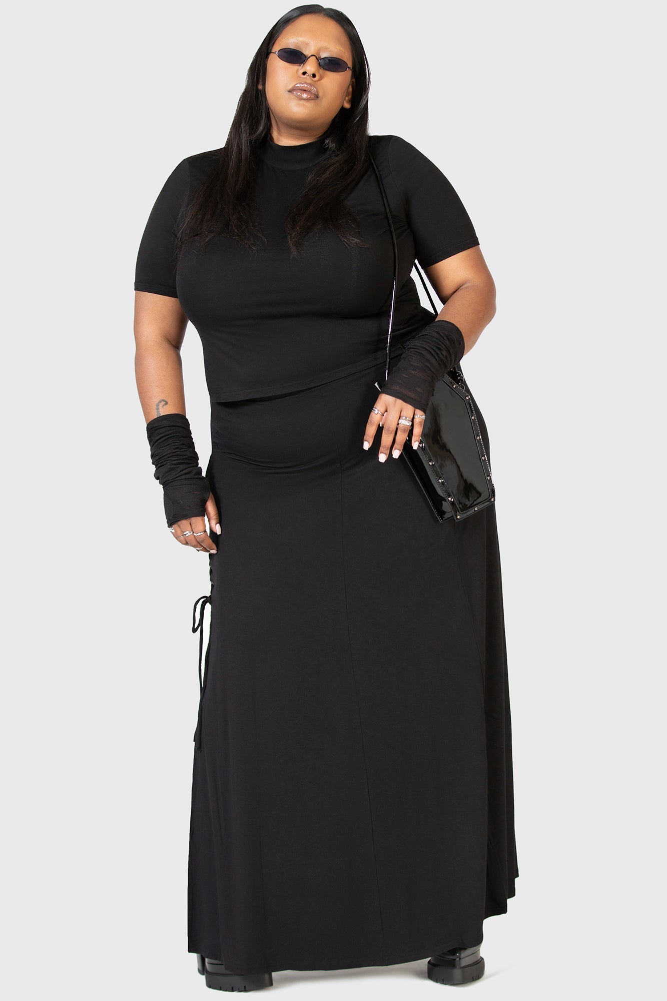 Secretly Weep Maxi Skirt Killstar / Womens