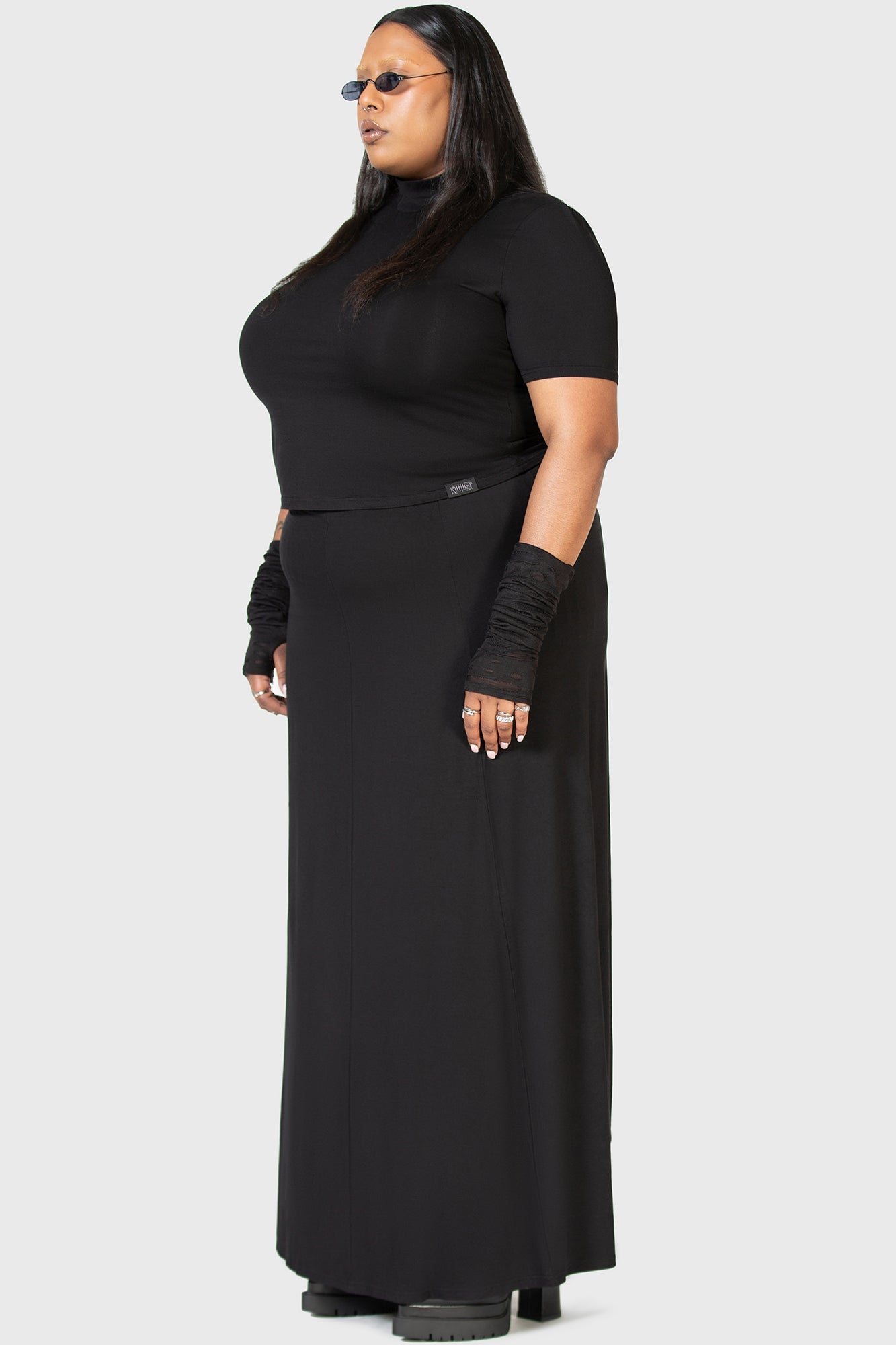 Secretly Weep Maxi Skirt Killstar / Womens