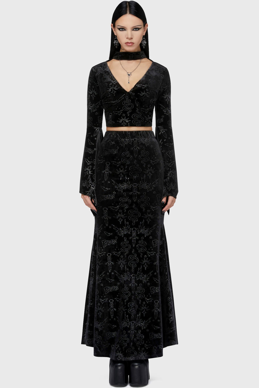 Yours Cruelly Maxi Skirt Killstar / Womens